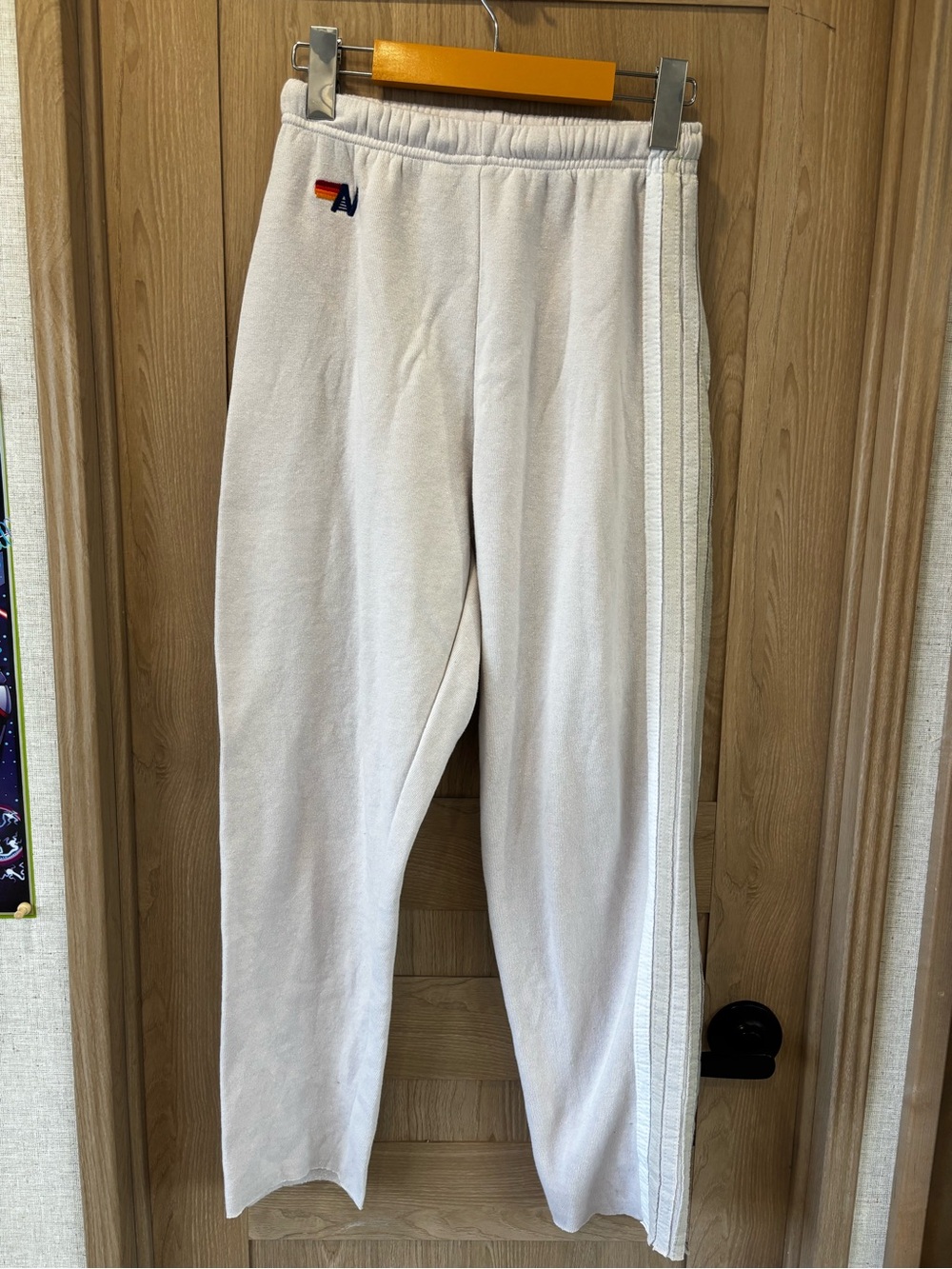 Aviator Nation 5 Stripe Sweat Pants Size XS Loungewear READ